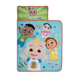 CoComelon "JJ Playtime" Toddler Nap Mat, JJ, Cody, and Friends, Blue, NEW